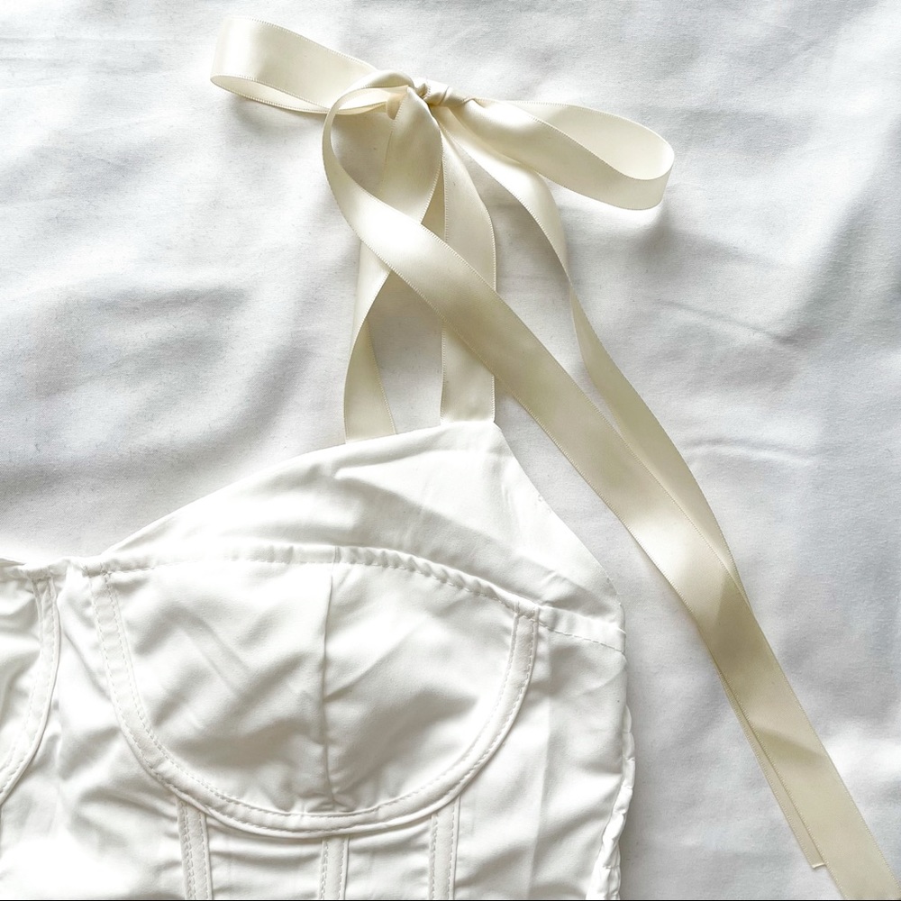 Pleated Ribbon Strap Top - Picture 9 of 9